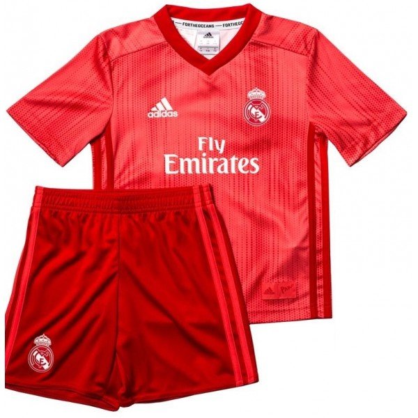 Kit infantil oficial Adidas Real Madrid 2018 2019 III jogador